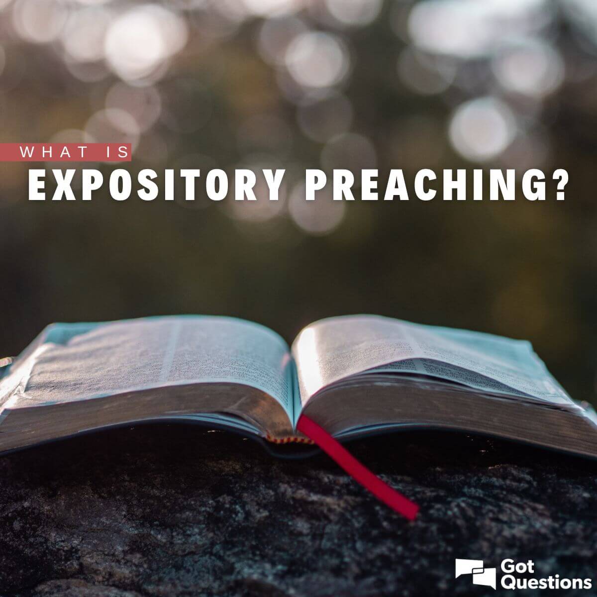 What is expository preaching? | GotQuestions.org